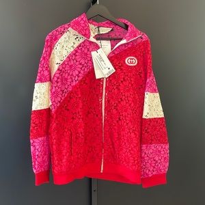 GUCCI Colorblock Pattern Bomber Jacket w/ Tags